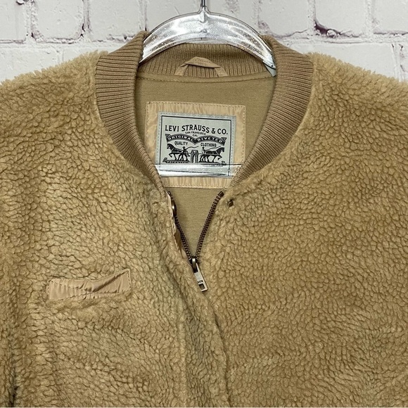 Levi’s Sherpa Fleece Teddy Jacket size Large - Picture 6 of 16